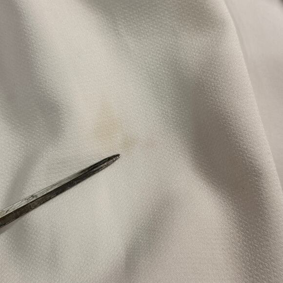 Tuckernuck M Oversized Avon Ruffle Hem Mini Dress White A Line Party *flaw - Picture 10 of 12